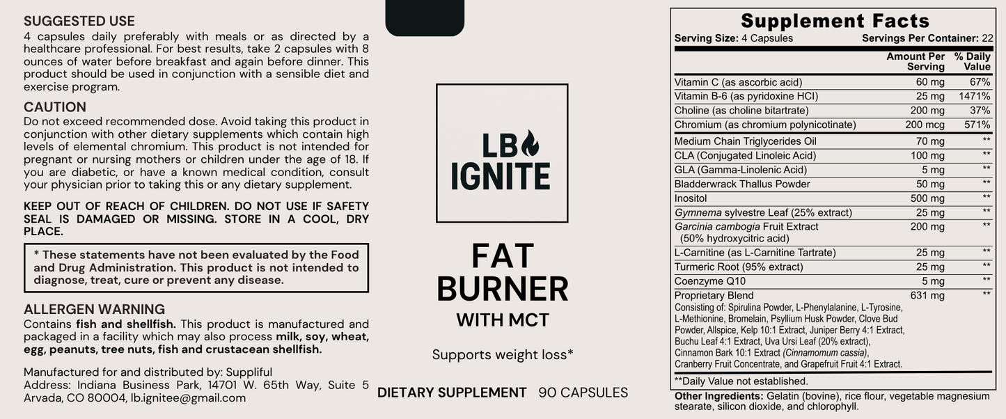 LB Ignite – Advanced Fat Burner