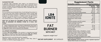 LB Ignite – Advanced Fat Burner